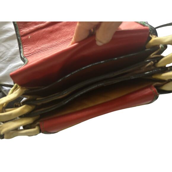 Vintage Handcrafted Osorio Gil Jerico Carrielos Raw Hide Leather Purse - Unisex - Picture 6 of 6